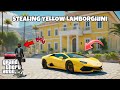 Gta 5 stealing yellow lamborghini