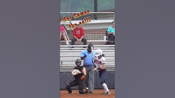 🚨WORST CALL EVER in Softball History🚨 #shorts #umpire