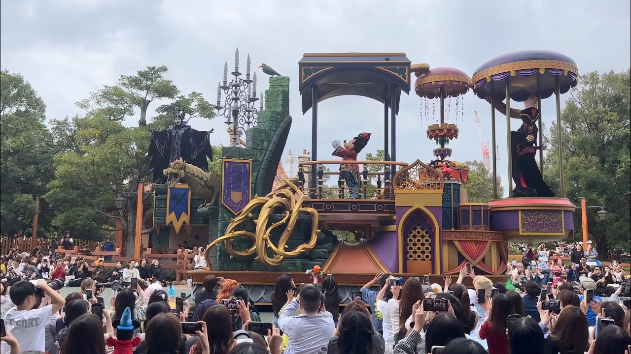 【ザ・ヴィランズ・ハロウィーン“Into the Frenzy”】4K全体撮影 2024.09.30 プレビュー公演 3停止目 モーリスのコテージ付近の記録 東京ディズニーランド ハロウィーン