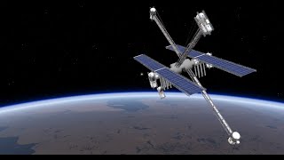 X-Plane 11 Orbital EVA (spacewalk) Nasa MMU exploration of Polaris Station screenshot 3