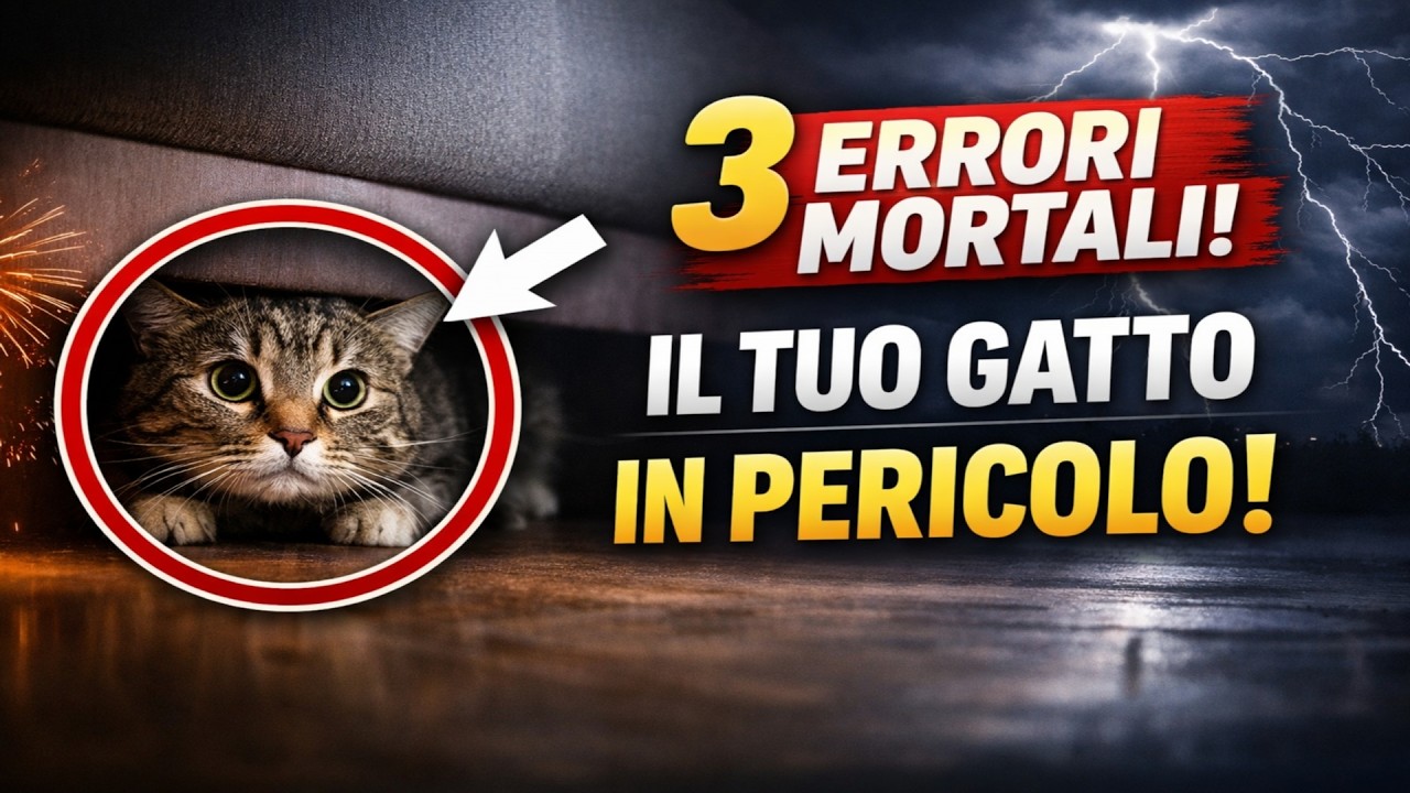 Il tuo GATTO si nasconde per i fuochi d'artificio? 🙀 Stai facendo questi 3 ERRORI MORTALI!