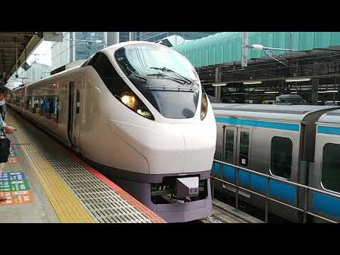 ひたち19号仙台行き 東京駅発車シーン