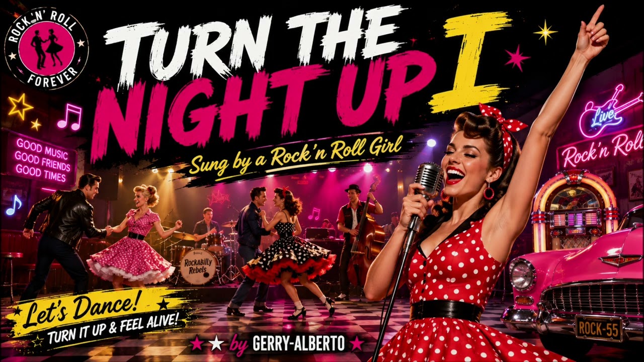 TURN THE NIGHT UP I – Female Rock'n'Roll | Gerry-Alberto - YouTube