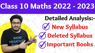 Class 10 Maths New Syllabus 2022 - 2023 | New CBSE Syllabus Class 10 2022 - 2023 @AtulyaEducare