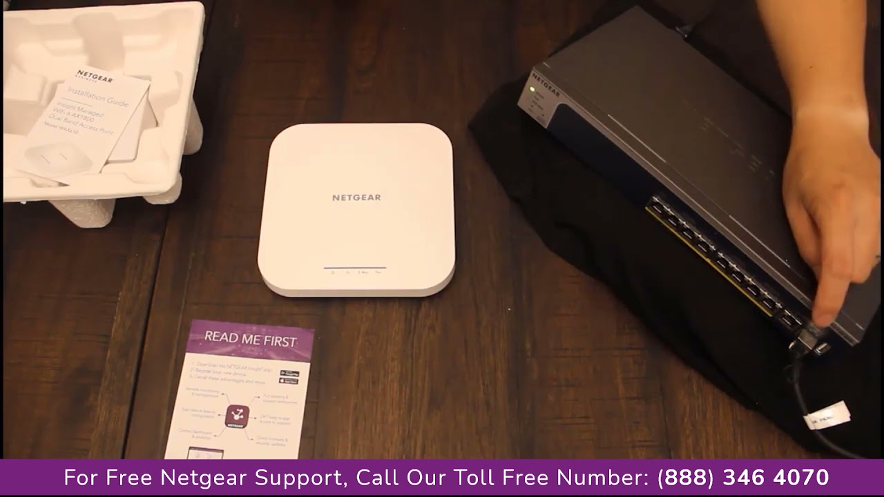 Unboxing The Wax610 Netgear Wifi 6 Ax1800 Dual Band Access Point