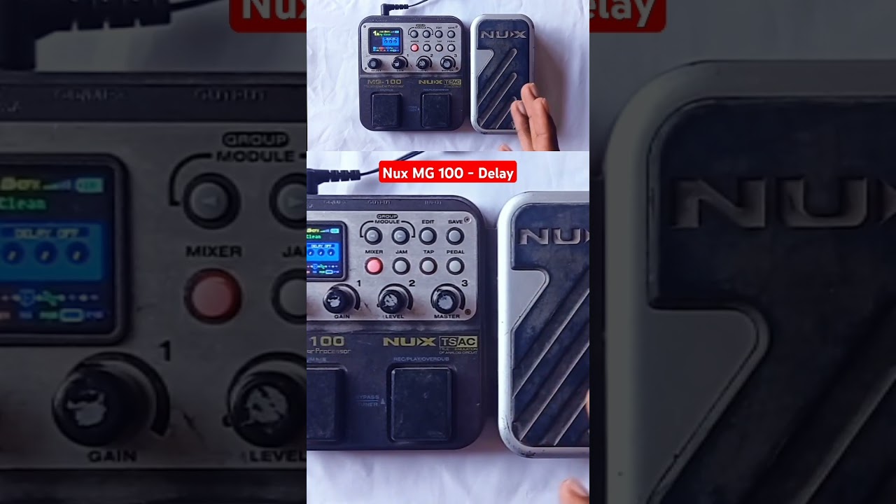 Delay in Nux MG 100 explained 