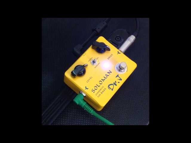 Sample sound FX pedal Dr J soloman bass overdrive @ Hurtrock Music store bandung class=