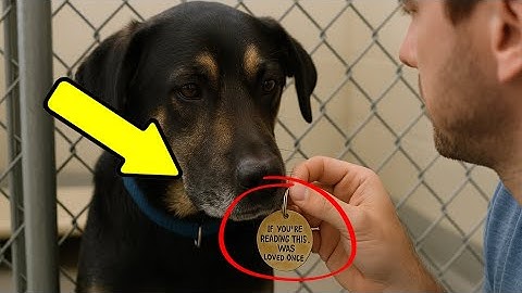 Every Family Rejected This Dog—Until One Man Read The Tag On His Collar