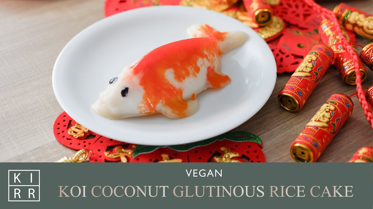 HOW TO Koi Coconut Glutinous Rice Cake Vegan KIRR YouTube