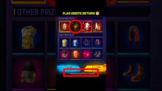New Emote Royale Reality 😱 | Flag Emote Return 😬 | #freefire #shorts  #emoteroyale