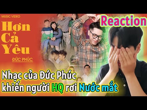 Video Recation Hơn Cả YÊU Đức Phúc l Nhạc của Đức Phúc khiến... - YouTube