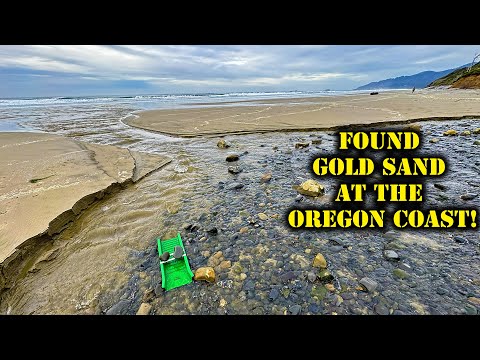 NEW GOLD Sluice Box at the BEACH!