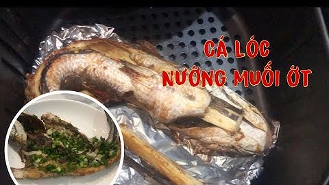HB435-Cá Lóc Đồng Ngậm Mía Nướng Muối Ớt Bằng Nồi Chiên Không Dầu ||@HƯƠNGBÙIFAMILY