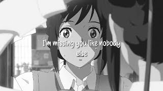 Nightcore - Missing You (Lyrics / Nora Van Elken )