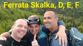 Ferrata Skalka, D, E, F