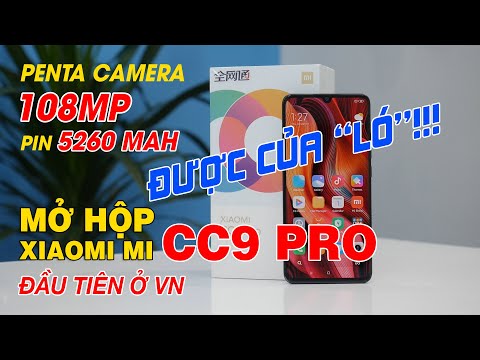 M  h p Xiaomi CC9 PRO   U TI  N t i VN - Cam 108mpx  m  n cong  Pin 5270 -    c c a n     y