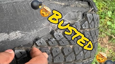 1987 Monte Carlo SS G-Body Tire Blowout and Inner Fender Well removal