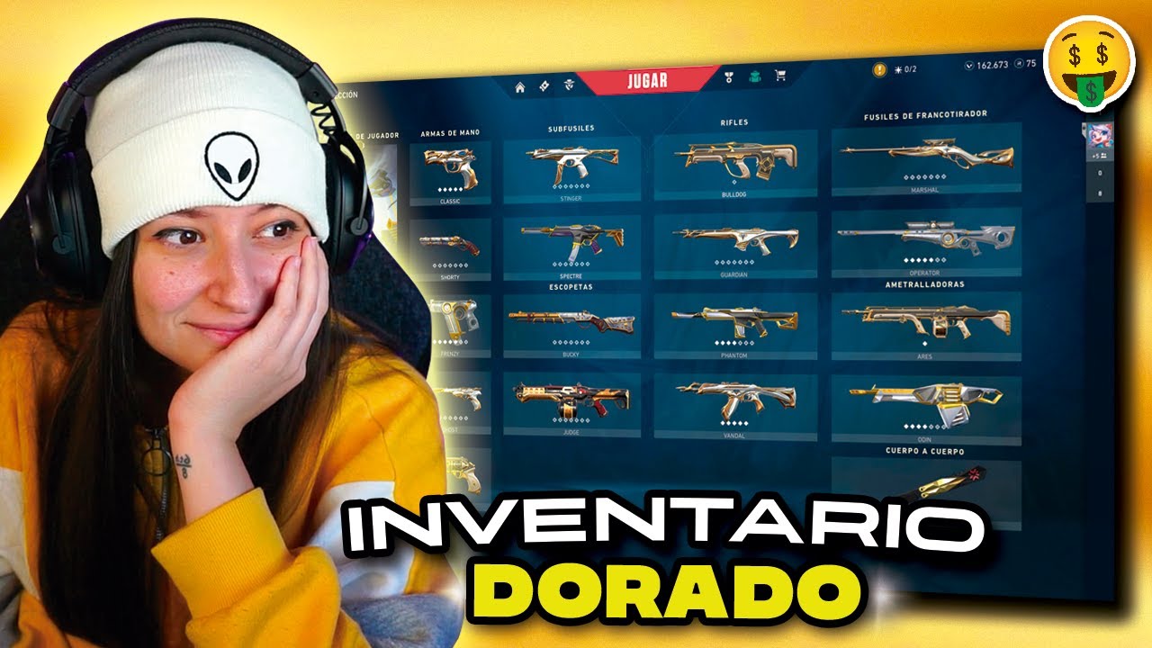 INVENTARIO DORADO COMPLETAMENTE! VALORANT YouTube