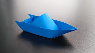 How to make a Paper Speed Boat that Floats  NEW VERSION!