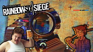 I love playing siege when my friends are drunk. (Rainbow 6 siege pvp gameplay, and funny moments)