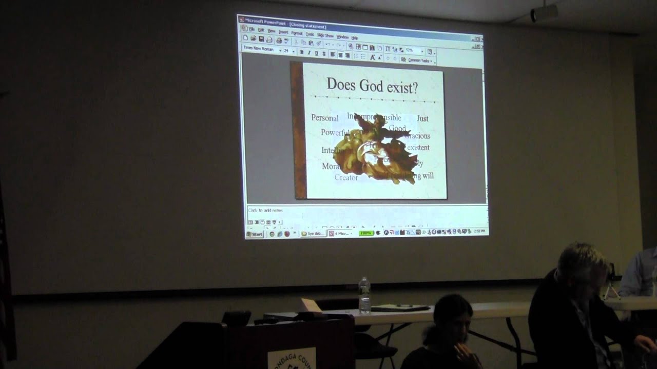 Sye Ten Bruggencate vs Dan Courtney   Does God Exist   June 23, 2012