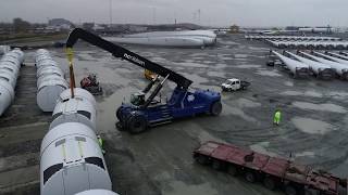 World’s largest reachstacker – 152 tons lifting capacity I Blue Water Shipping by Blue Water Shipping 16,242 views 5 years ago 1 minute, 11 seconds