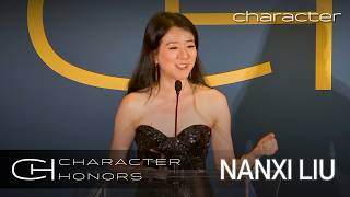 Blaze.tech Founder Nanxi Liu Accepts Emerging Visionary Award | Character Honors