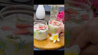 Overnight oats recipe 👍👌❤️💕😍🎉 #overnightoatsrecipe #oats #viral #viralshort #viralyoutubeshort
