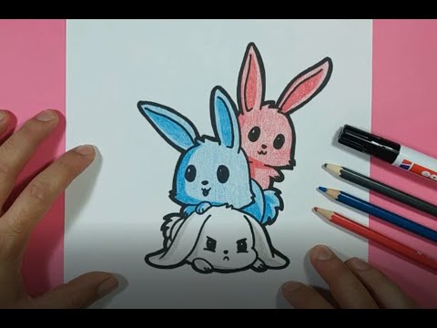 Como dibujar conejos paso a paso | How to draw rabbits - thptnganamst.edu.vn