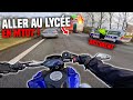 Accident sur la route pour aller au lyce  