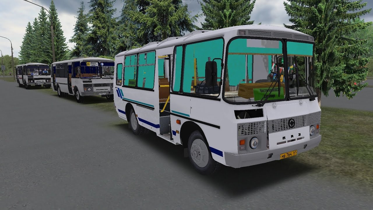 На коротыше по 817е маршруту, Чистогорск,OMSI2