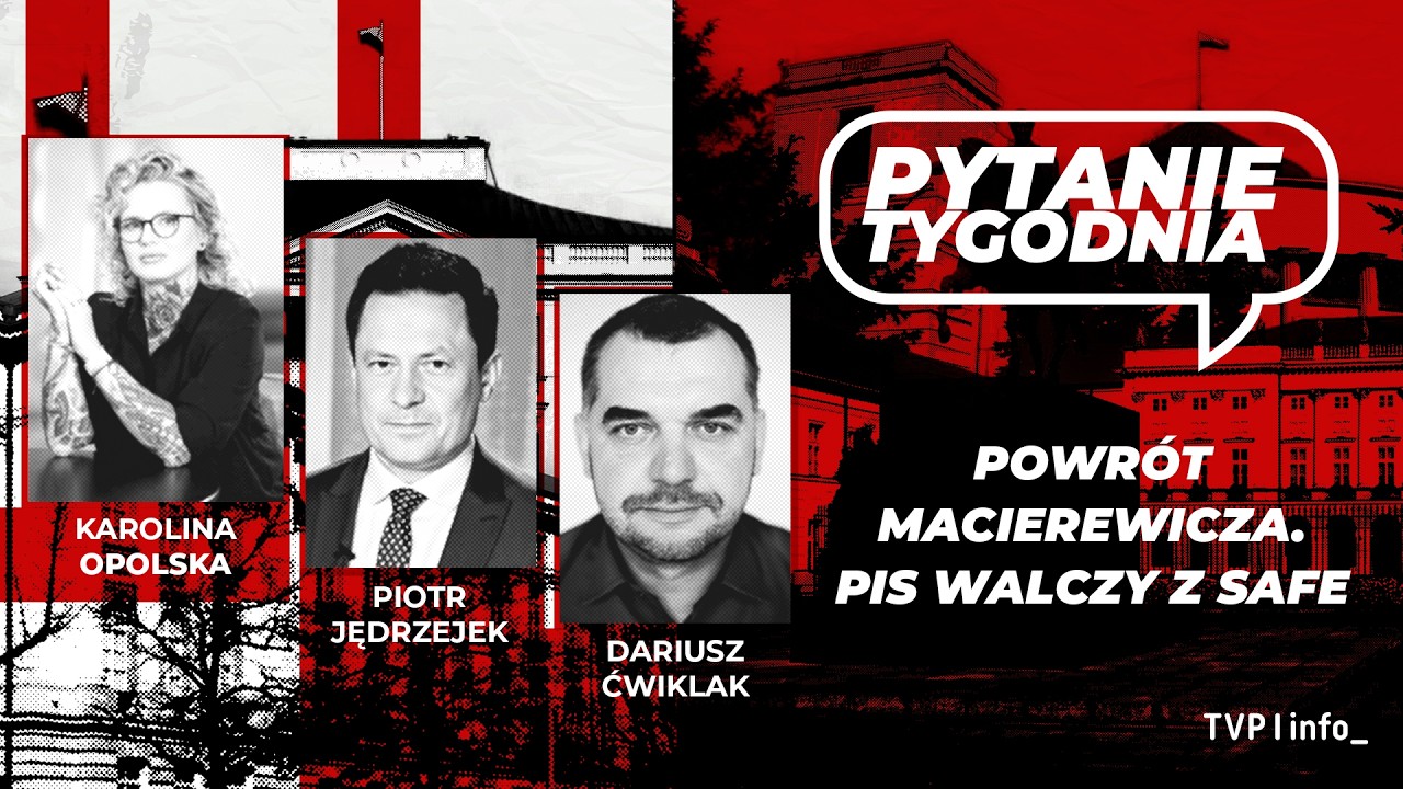 Powrót Macierewicza. PIS walczy z SAFE | Opolska, Jędrzejek, Ćwiklak | PYTANIE TYGODNIA