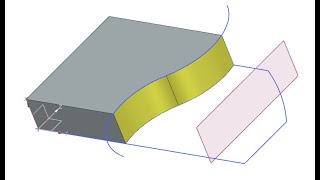 NX Trim curve  Trim body