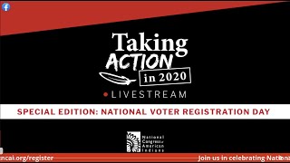 Taking Action in 2020: National Voter Registration Day