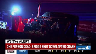 Deadly crash closes I-24 east over Cumberland River