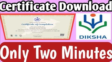 Nishtha Certificate Download Problem / How To Download Diksha Certificate