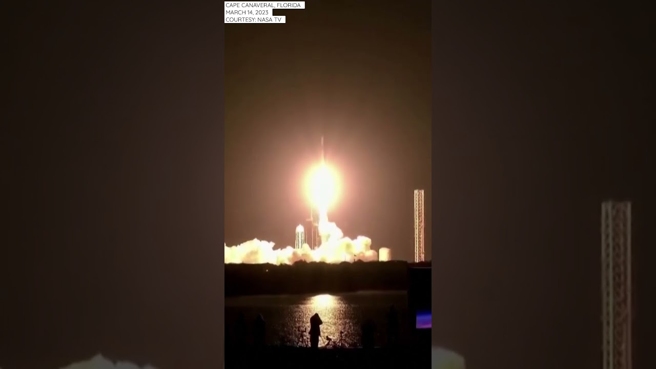 MOMENT Musk's SpaceX sends new Dragon cargo ship to ISS