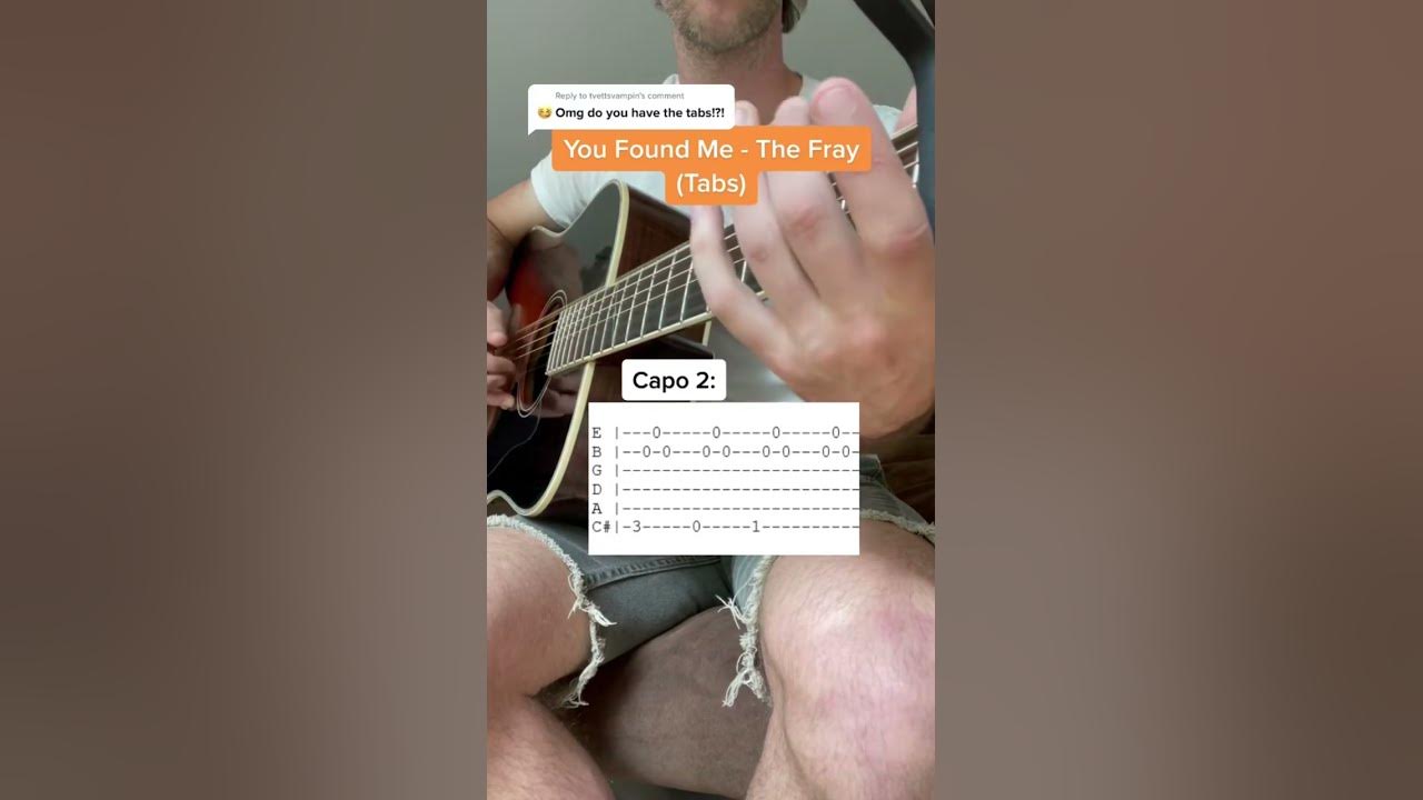 (TABS) You Found Me - The Fray