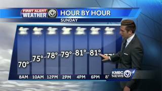 Soggy weather pattern to continue into next week
