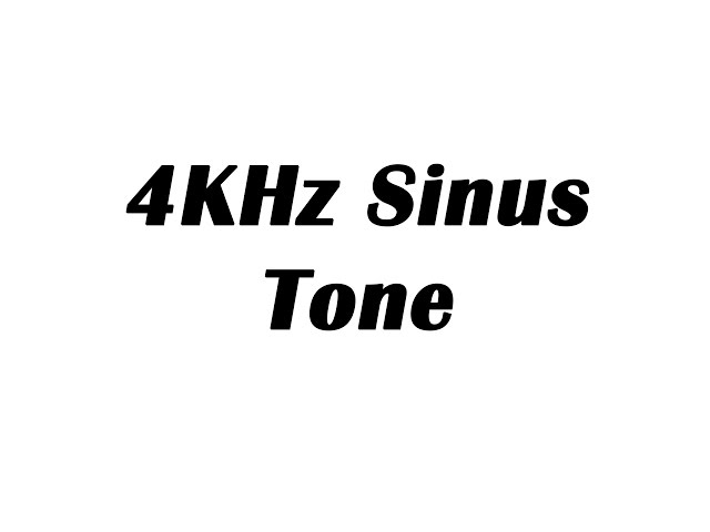 4KHz Sine Wave Test Tone (1 Hour) class=
