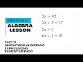 Simplifying In Algebra EASIEST METHOD: Grade 8 & 9 Algebraic Expressions, Part 11