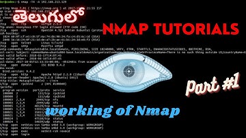 nmap tutorial in telugu Part 1 | scanning for live systems | VulnLogic telugu | vuln logic telugu