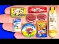 1000++ EASY FOODS MINIATURE IDEAS FOR DOLLHOUSE AND BARBIE