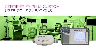 TSI社製人工呼吸器テスタ「Certifier FA Plus」 使用条件の設定と呼び出し方法について