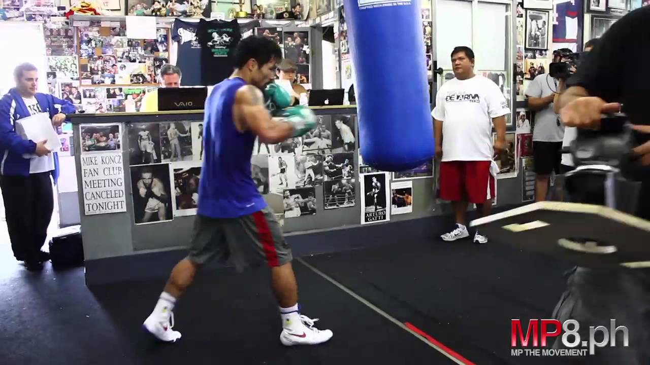Manny Pacquiao Extreme Heavy Bag Use Youtube