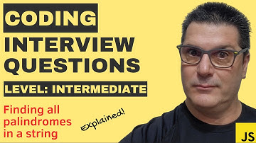 Find all palindromes within a given string (intermediate): brute force and using pivot