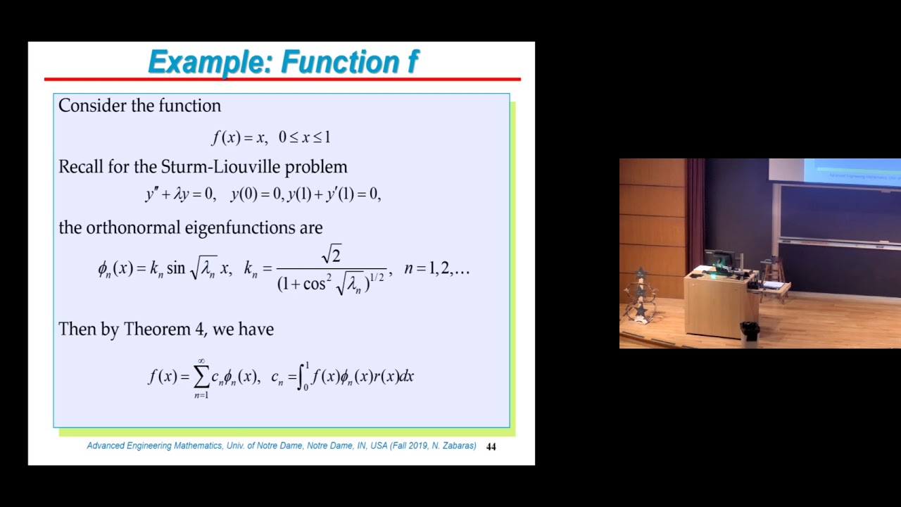 Lecture 38 SturmLiouville Theory YouTube