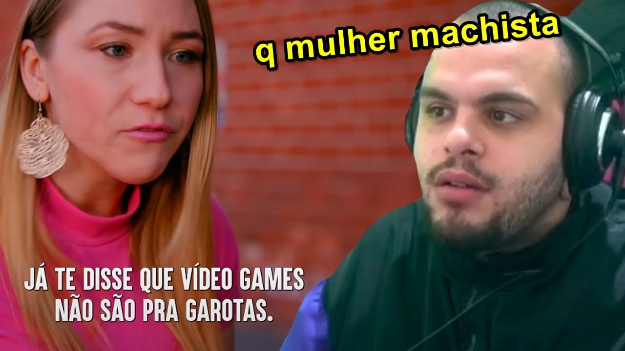 MÃE  HUMILHA FILHA QUE QUER SER GAMER - Maicon reagindo