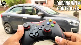 Driving my Car with Wireless Game Controller | Made my Ford Figo Remote Controlled - Real RC Car screenshot 5