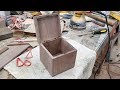 Making a simple small wooden box with magnets for box closure